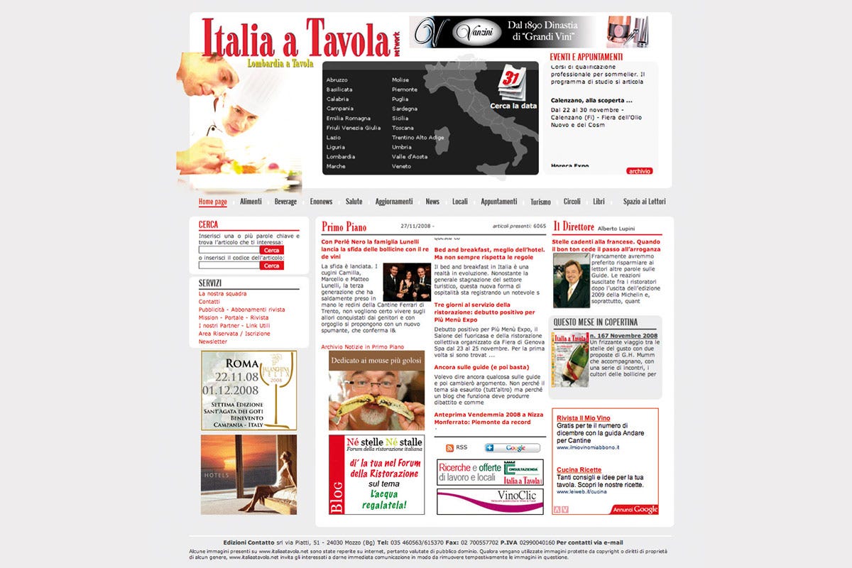 [Italia a Tavola] supera il traguardo di 100mila articoli pubblicati online