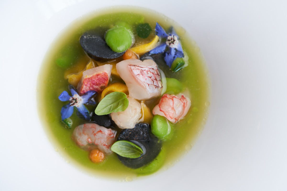 Pasta maritata, pesci di scoglio e verdure di primavera  Principe Cerami la casa di un maestro della cucina mediterranea