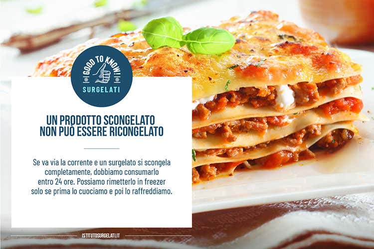 (Un prodotto scongelato non può essere ricongelato) (Un prodotto scongelato non può essere ricongelato)