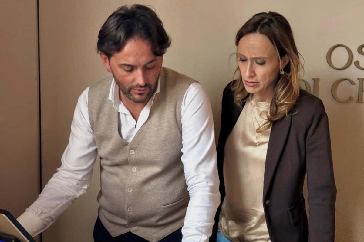 Vittoria Scagliusi e Massimiliano Di Lauro, proprietari dell'Osteria del Chibibio
