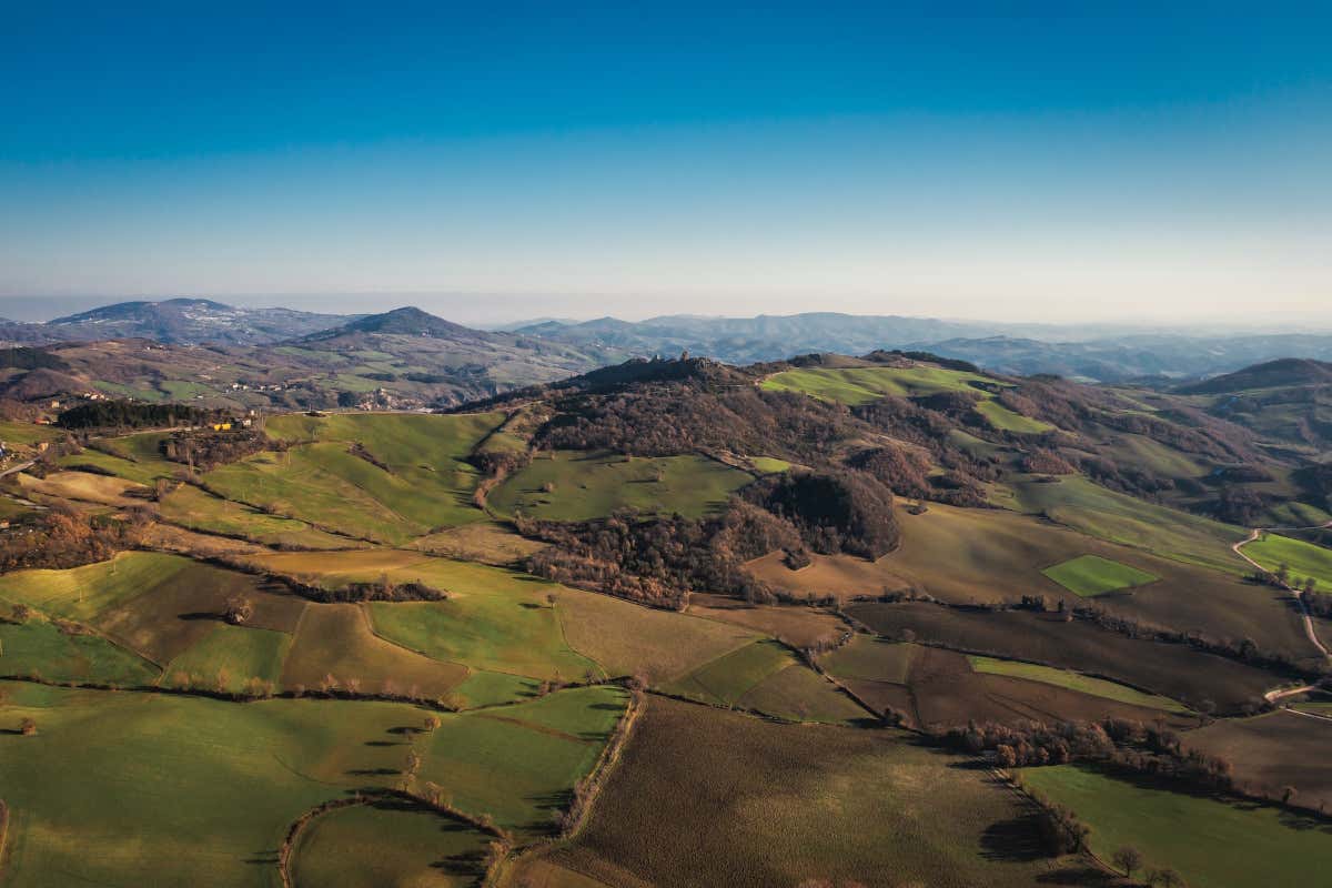 Le colline di Carpegna, nelle Marche