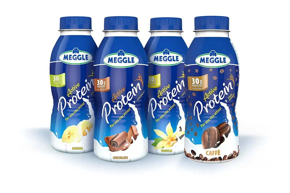 Le quattro referenze della Linea Active Protein