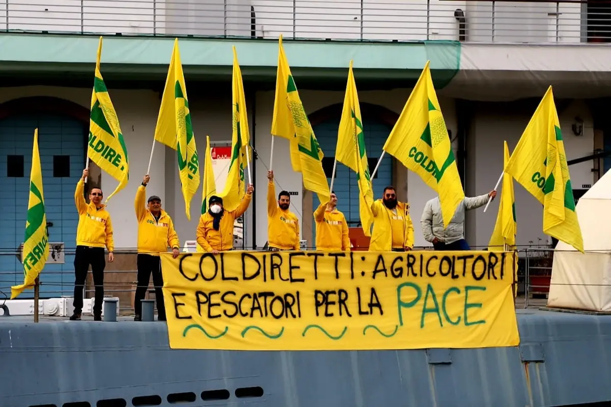 Coldiretti, agricoltori in piazza per dire &ldquo;no&rdquo; alla guerra in Ucraina