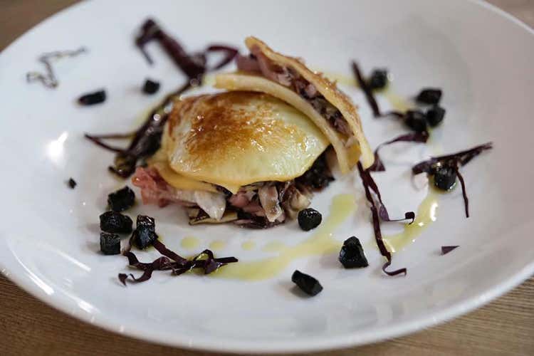 Uno dei piatti preparati ad Host (I cuochi e la salute incontrano le Prugne della California)