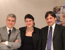 Nichi Vendola, Monica Larner e Dario Stef&agrave;no
