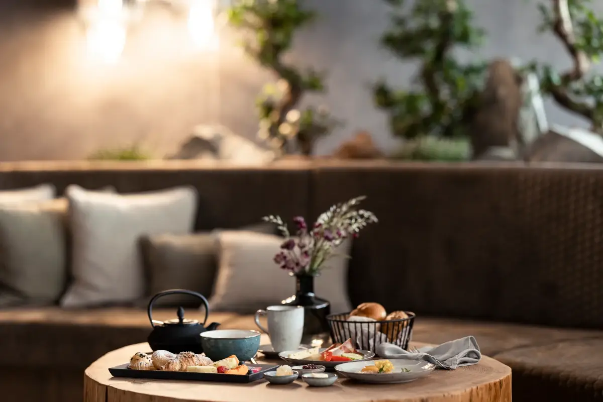 La colazione di Purmontes&nbsp; Al Purmontes di Mantana il lusso &egrave; anche nel piatto