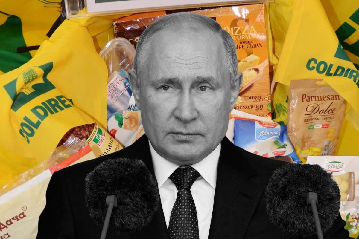 L'embargo russo contro l'Europa fa schizzare i cibi taroccati