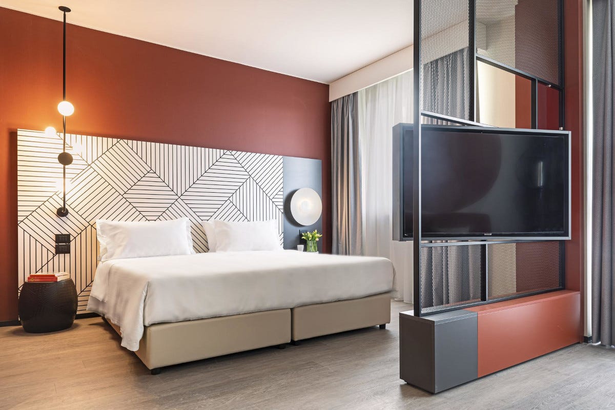 Una suite dell'hotel Quark La “doppia anima” del Quark Hotel di Milano