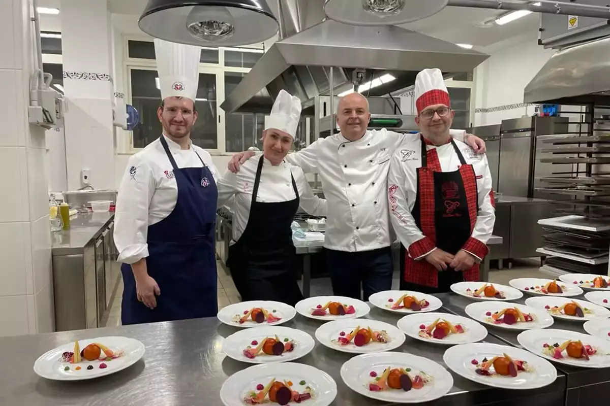 Lorenzo Pisini, Katia Maccari, Walter Redaelli, Emiliano Rossi &ldquo;Chianina in tavola&rdquo;: un menu a otto mani