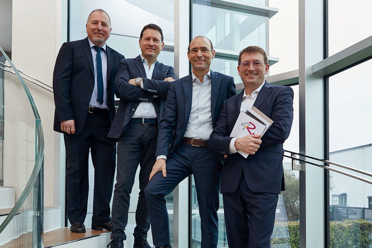 Maurizio, Luca, Giampietro ed Enrico Rota Quattroerre Group festeggia il 40° anniversario della fondazione