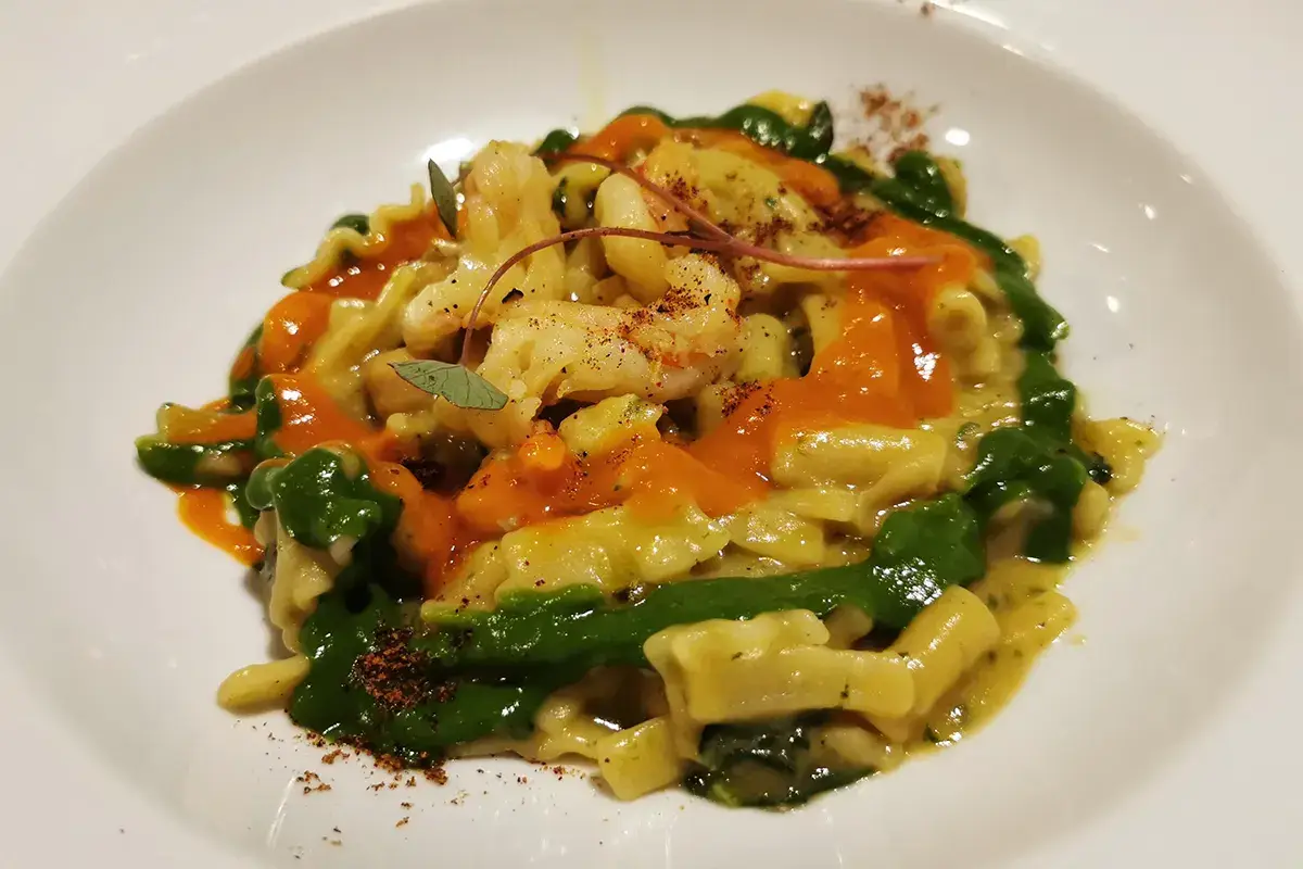 Pasta &ldquo;maccusa&rdquo; Quattroventi, un ristorante contemporaneo dove tutto &egrave; perfetto
