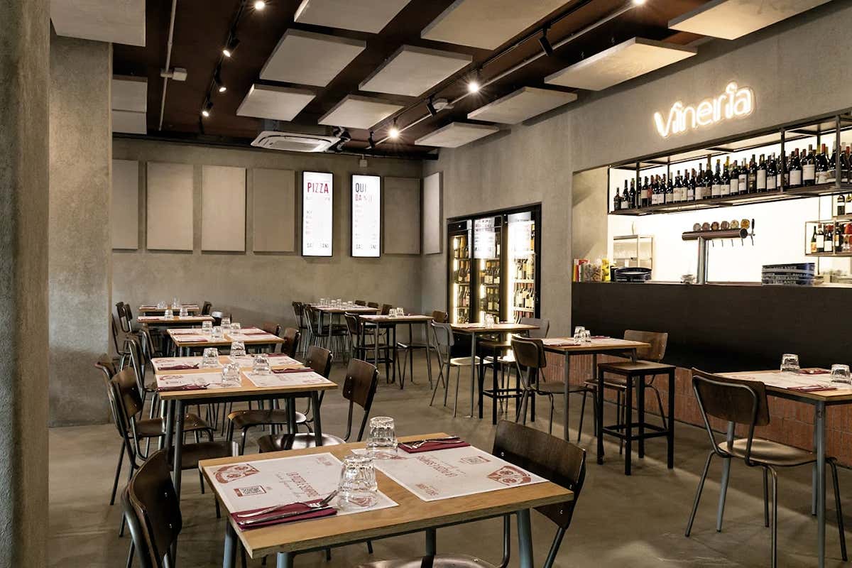 La sala interna di Sazi & Sani