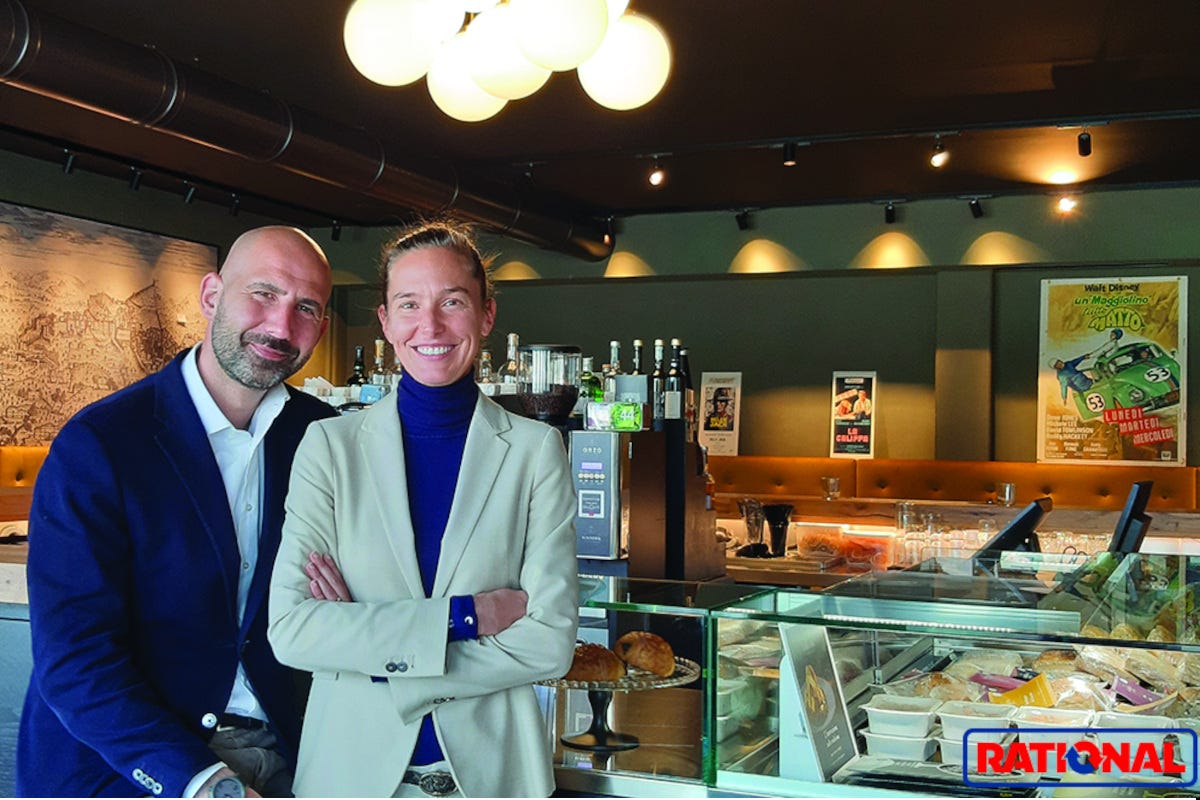 Enrico Baggio e Arianna Parisotto Rational porta il delivery gourmet a casa