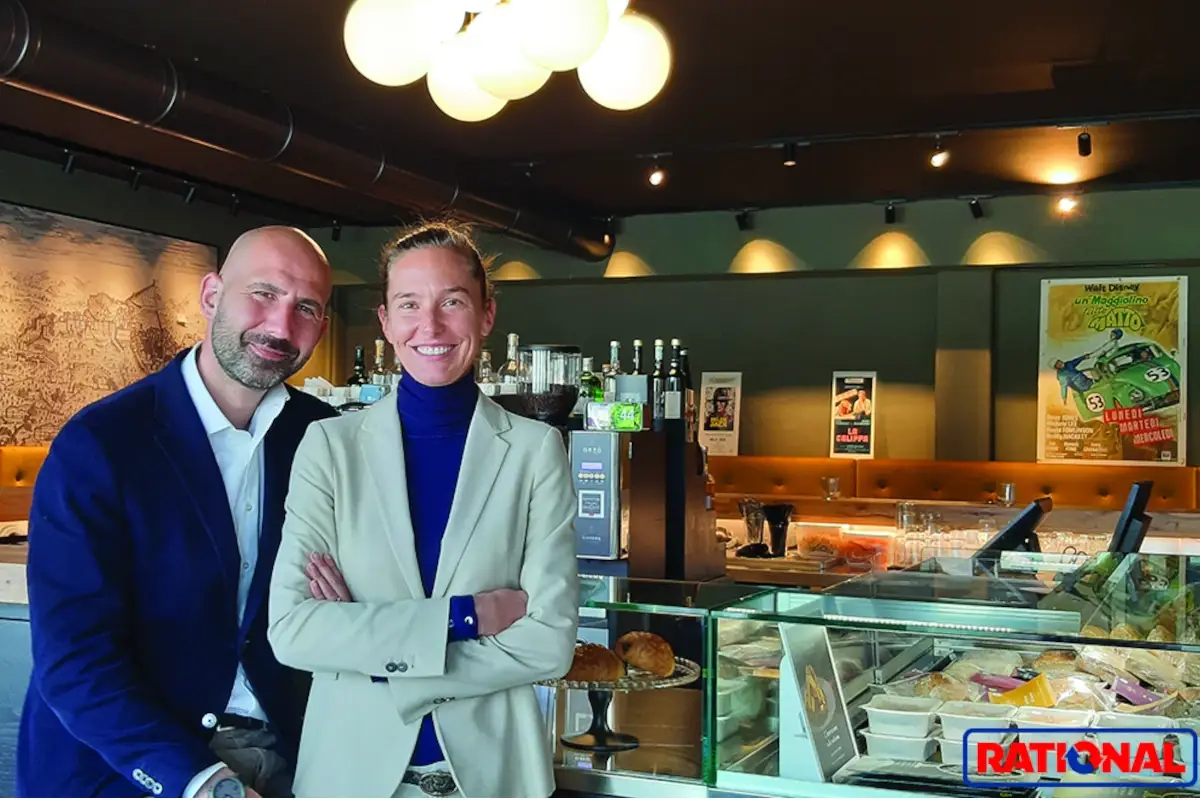 Enrico Baggio e Arianna Parisotto Rational porta il delivery gourmet a casa