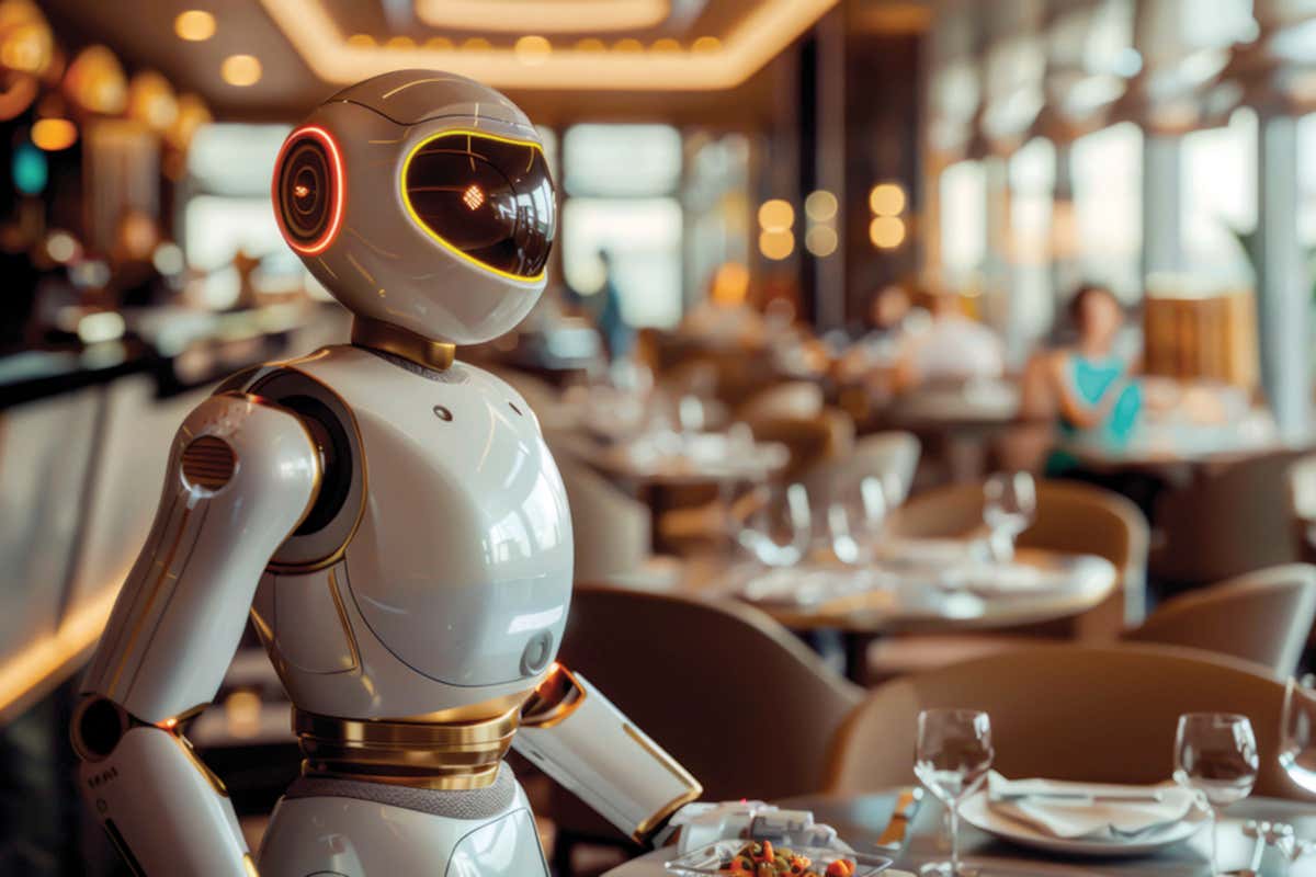 Sempre più attività possono essere affidate a robot, come alcune fasi di preparazione o servizio