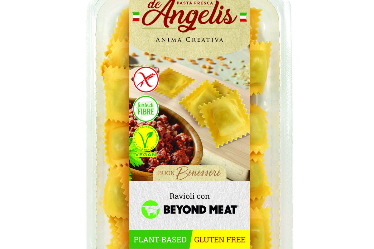 De Angelis lancia i ravioli con la carne vegetale di Beyond Meat