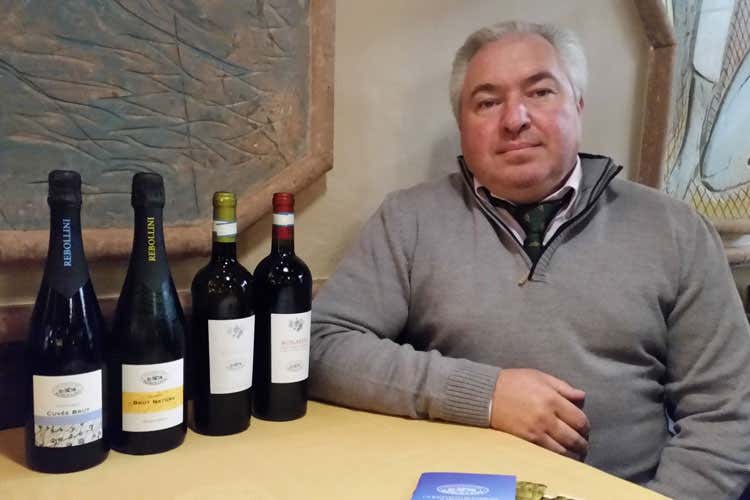 Gabriele Rebollini (Rebollini, 50 anni di storia Brindisi con il Brut Nature Docg 2013)