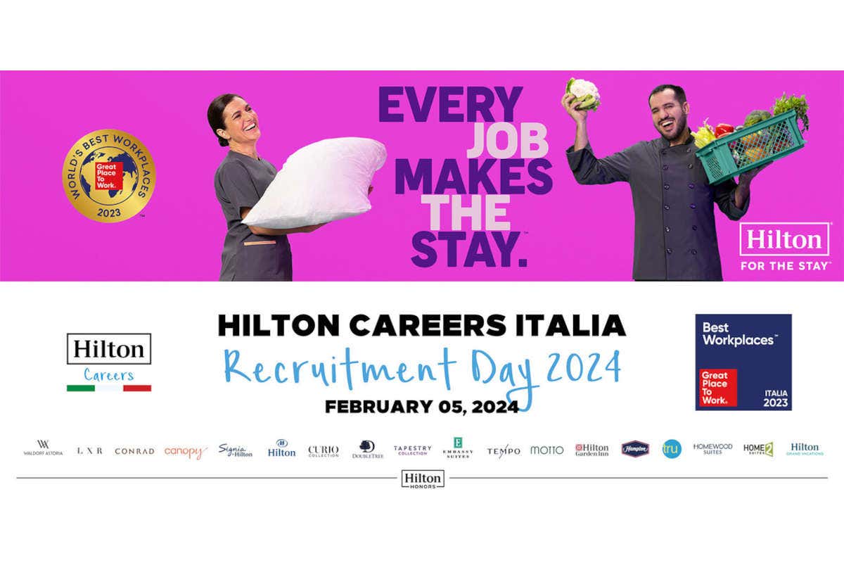 Hilton Italia, nuove assunzioni con il Recruiting Day del 05 febbraio 2024 Hilton Italia, nuove assunzioni con il Recruiting Day del 05 febbraio 2024