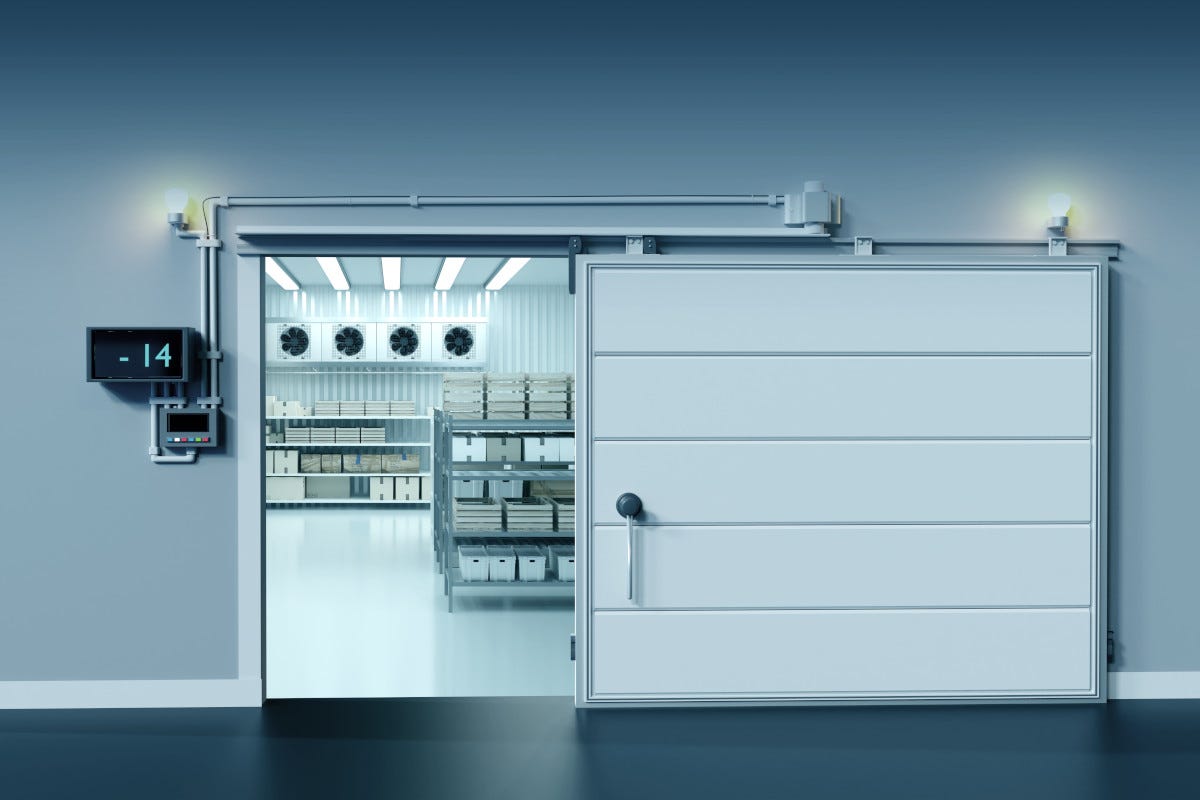 Camera di refrigerazione per la conservazione degli alimenti Con le giuste temperature l'obiettivo sicurezza alimentare è assicurato