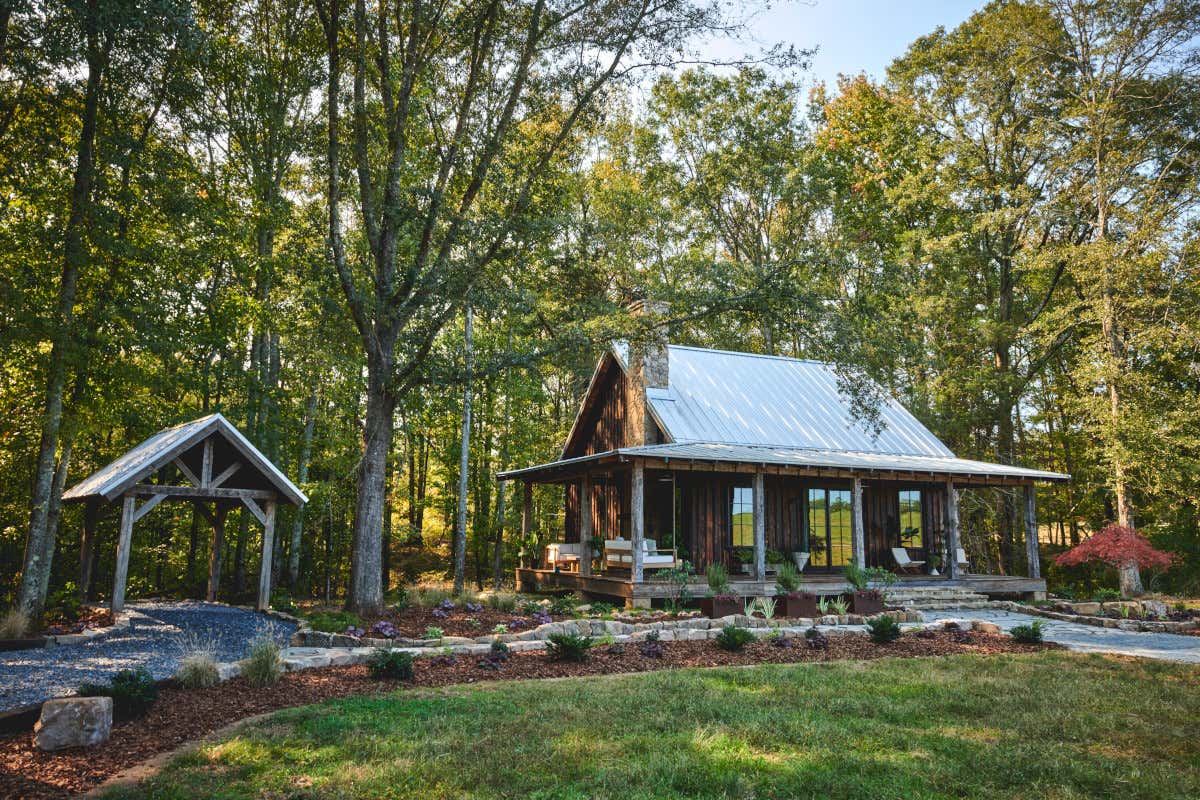 Una delle quattro suite-chalet del Relais & Châteaux Quercus
