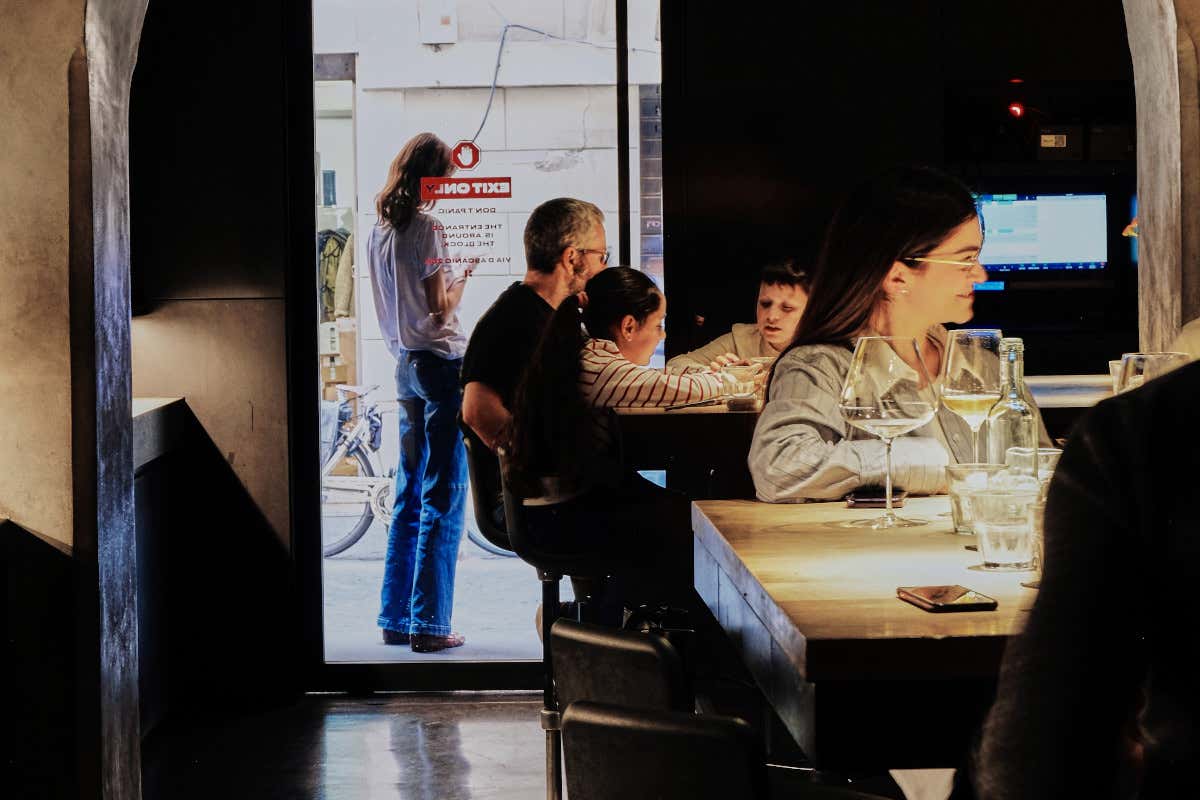 Gli interni di Retrobottega