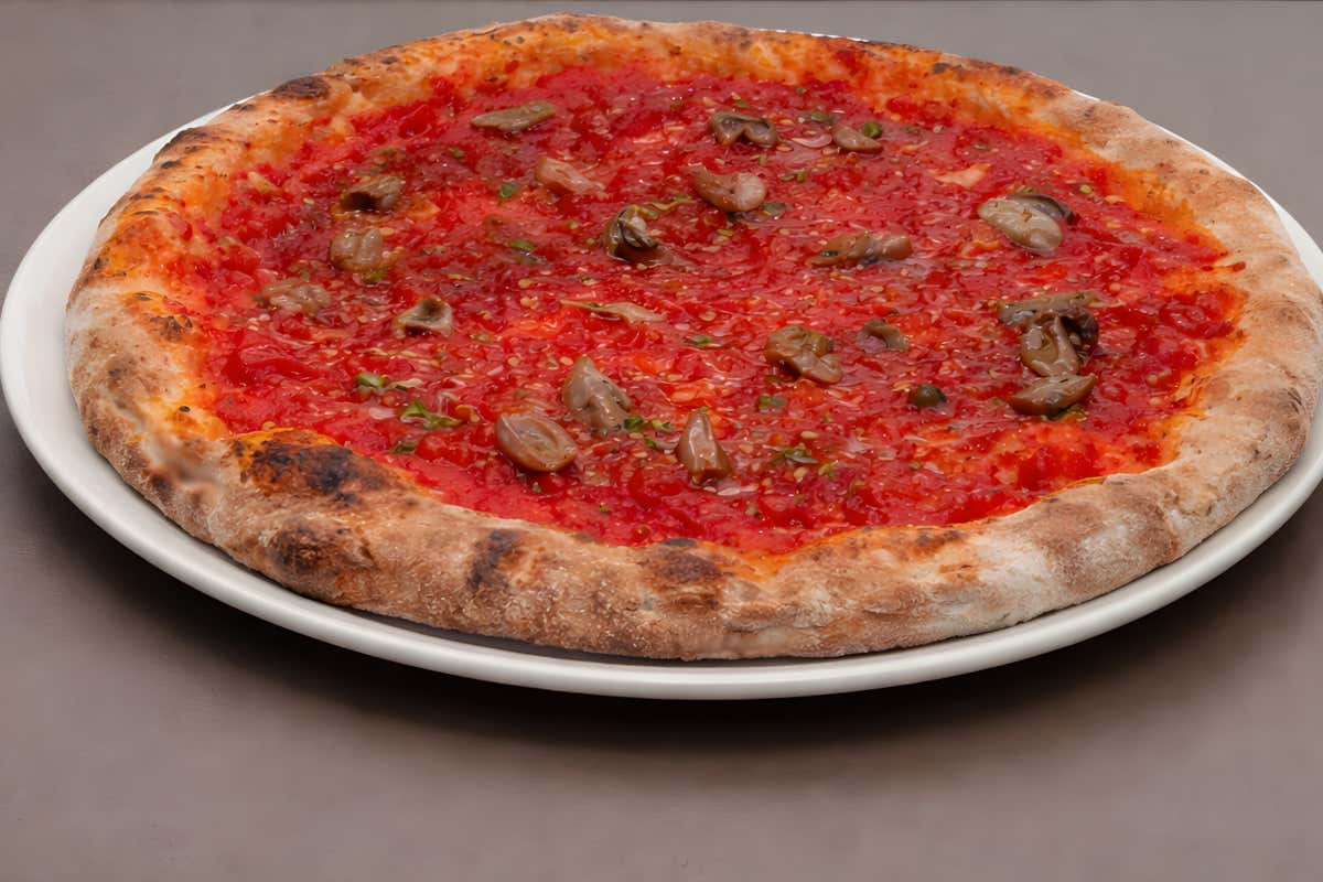 La pizza Super Marinara di Bellagrò