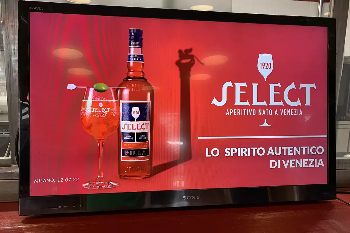 La campagna di comunicazione del Gruppo Montenegro &egrave; stasta presentata a Milano Select firma lo Spritz Veneziano