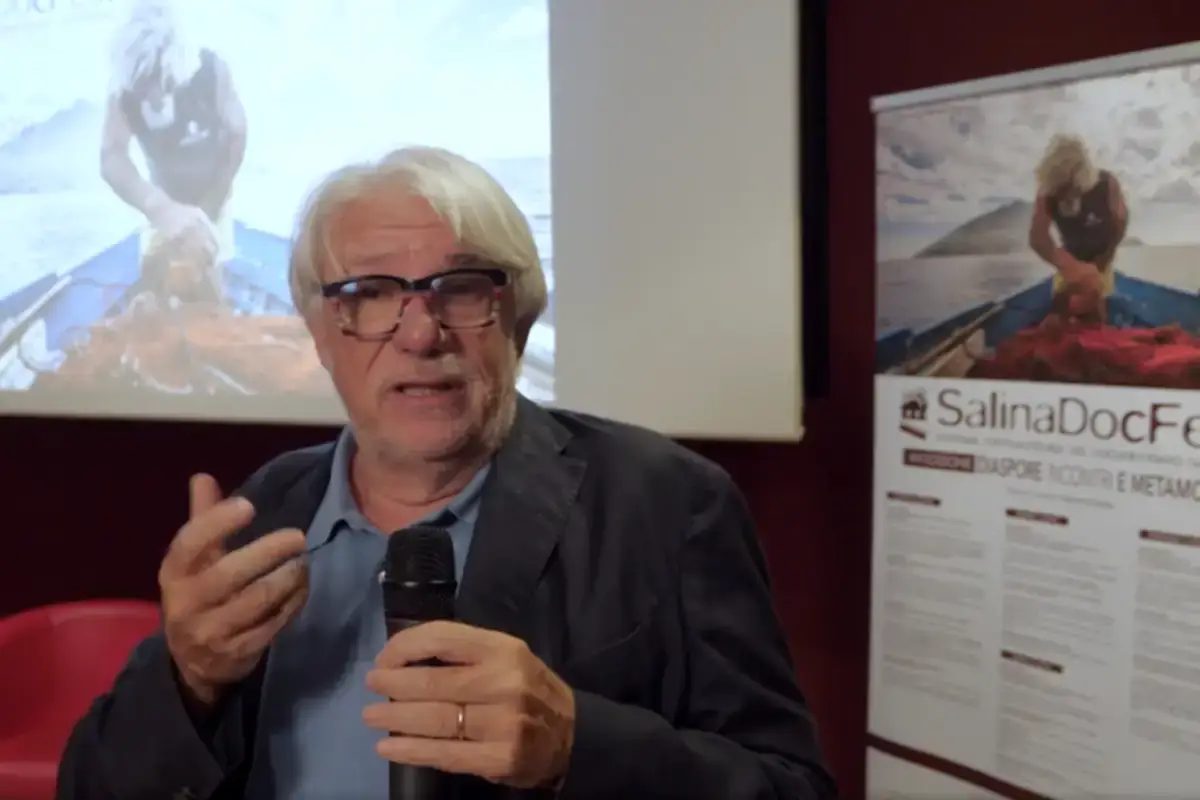 Ricky Tognazzi (foto: Facebook salinadocfest) Pist&igrave; premia &ldquo;La Voglia Matta di Vivere&rdquo; di Ricky Tognazzi al SalinaDocFest