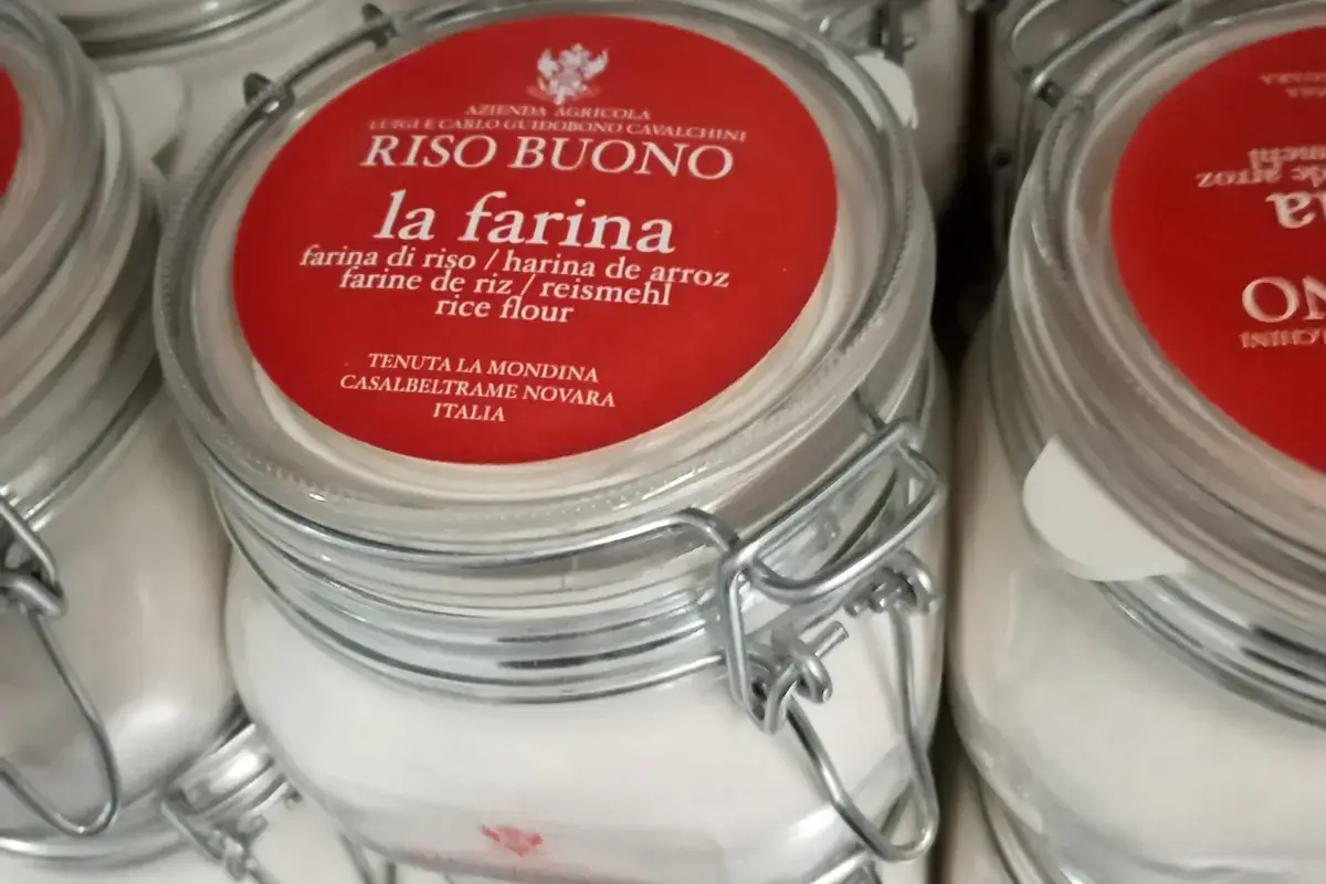 La farina bianca di Riso Buono Tenuta La Mondina, 4 eccellenze per rilanciare il consumo di riso in cucina