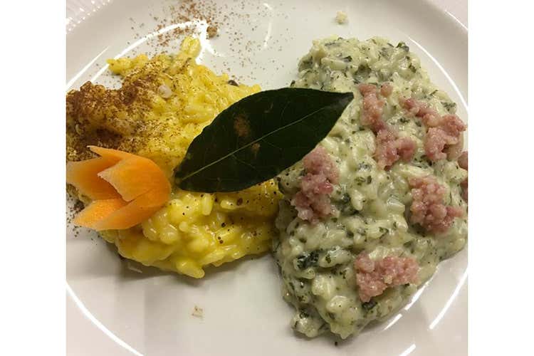 (Il risotto di Aldo Becciolini per la disfida in onore di Egidio Rossi)