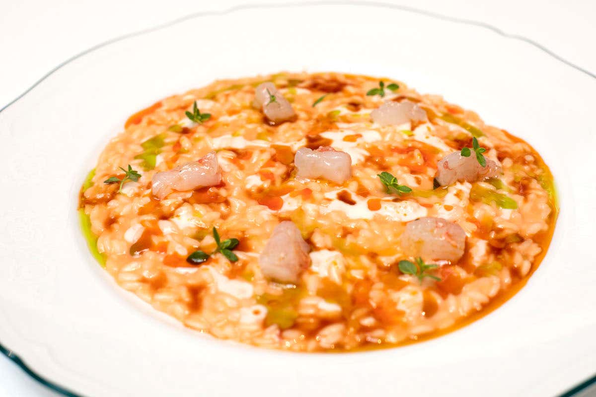 Risotto Caprese Chic Nonna, all'assaggio del nuovo menu di Vito Mollica