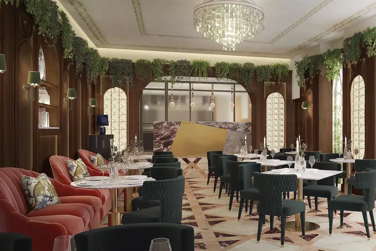 Uno scorcio della sala del Ristorante Giano al W Rome Ciccio Sultano d&agrave; il via al nuovo Ristorante Giano all'interno del W Rome