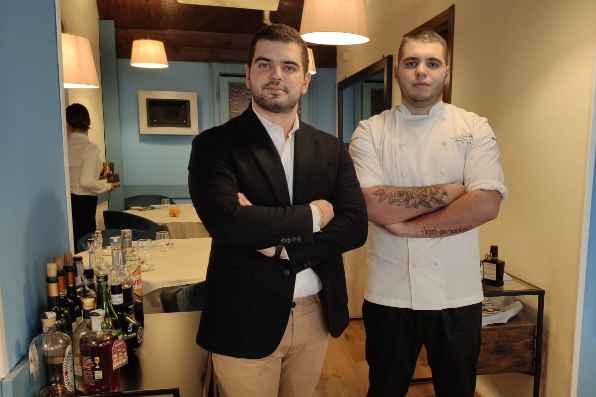 Federico Anibaldi e Ivan Mancin, fondatori di Incontro Restaurant & Drink a Milano 