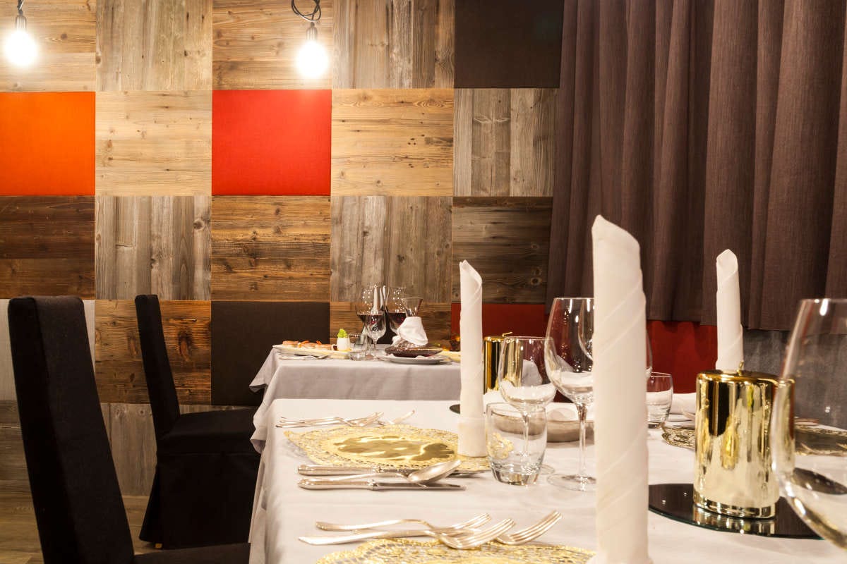 Il ristorante dell’hotel Col Alto Hotel Col Alto a Corvara, una lunga tradizione nell’arte dell’ospitalità alpina
