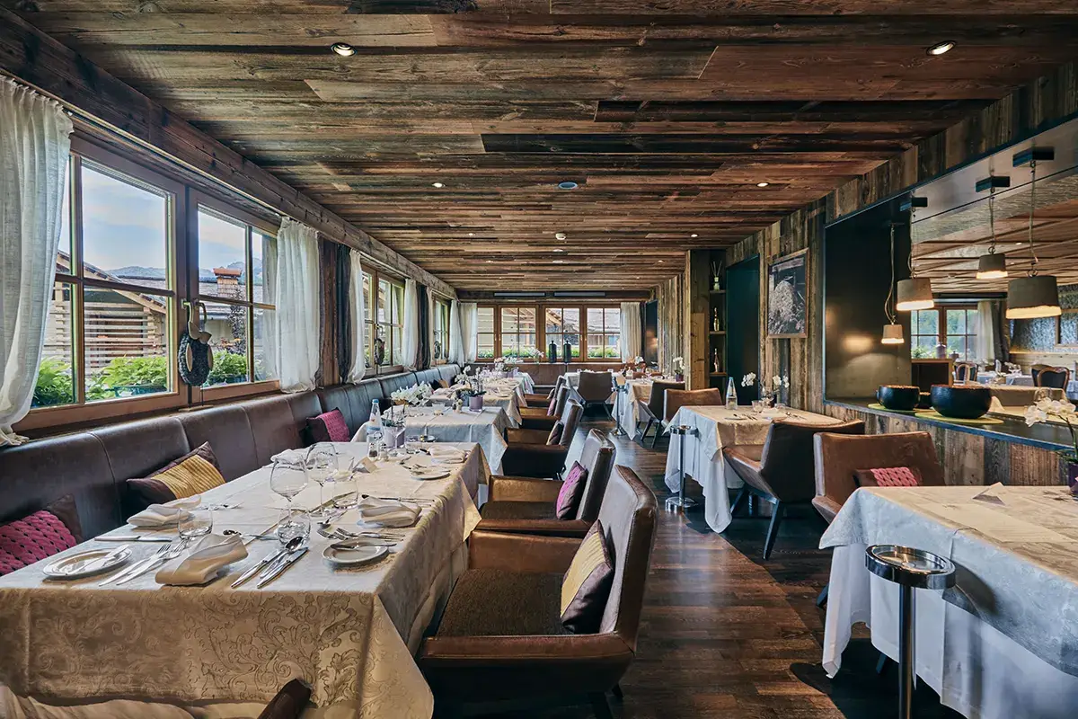 La sala del ristorante 