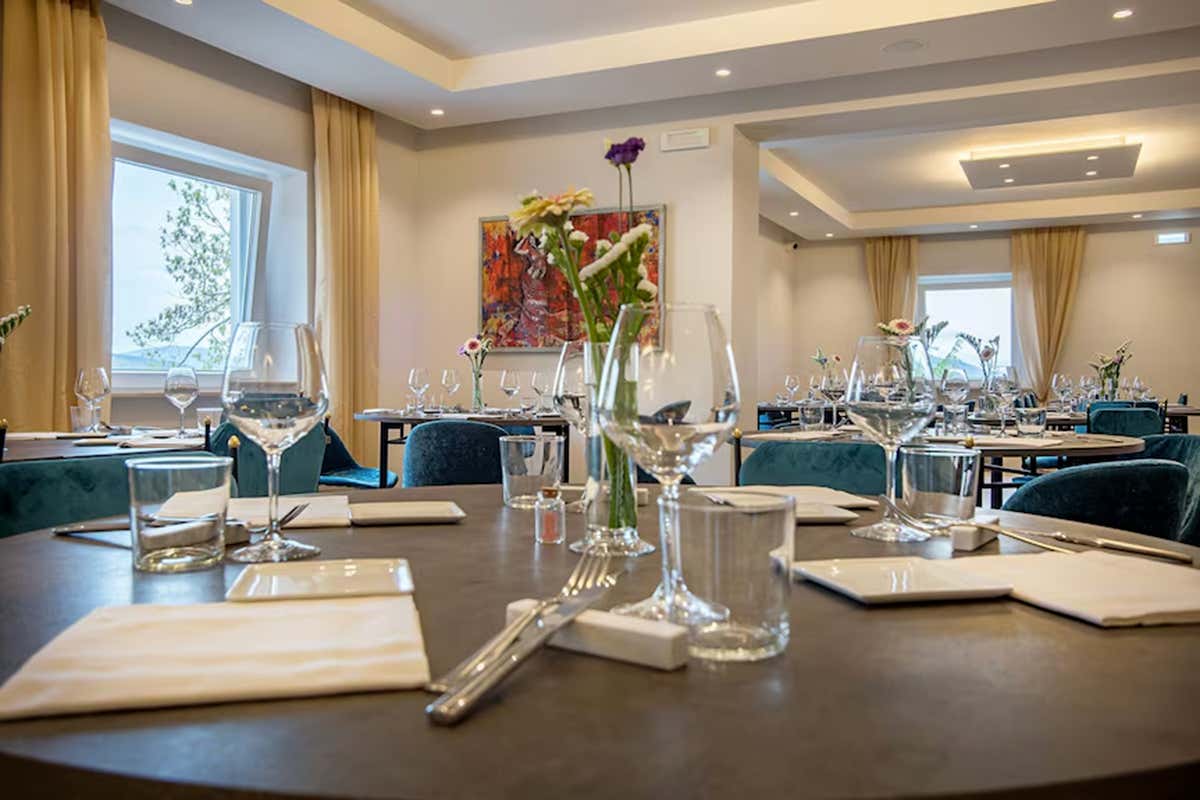 La sala del Ristorante Le Sante