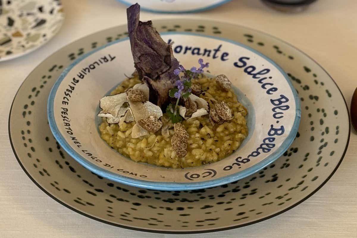Buon Ricordo: Risotto ai fiori di zucchina e tartufo di Bellagio di Luigi Gandola