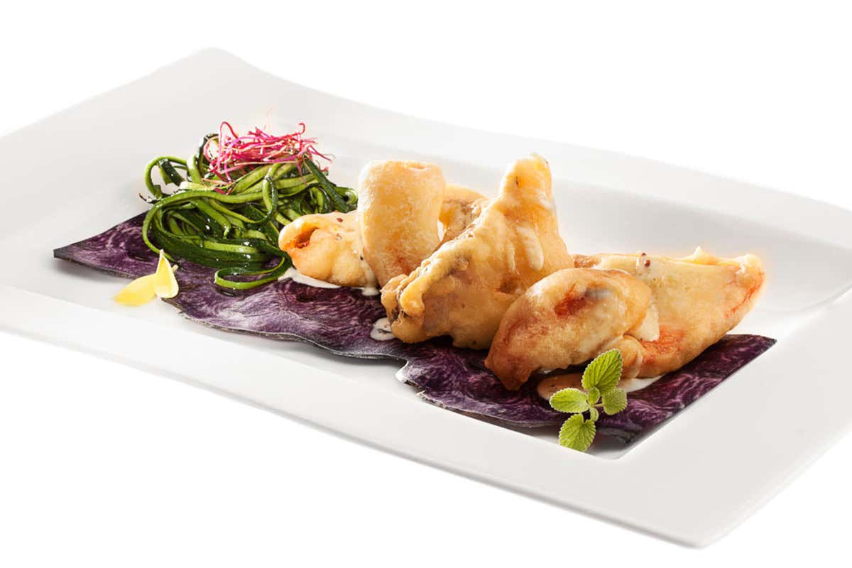 Bellagio nel piatto: il risotto ai fiori di zucchina e tartufo di Luigi Gandola Bellagio nel piatto: il risotto ai fiori di zucchina e tartufo di Luigi Gandola