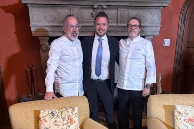 Norbert Niederkofler, Alessandro Baccarelli e Daniele Sera