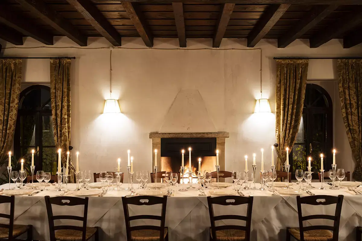 Il ristorante Villa Moscardo Villa dei Cedri, spa naturale a Lazise