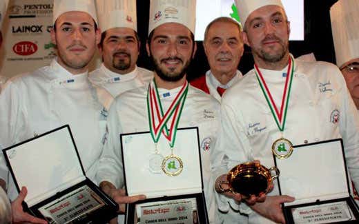 da sinistra: Luca Piccinelli, Antonio Danise e Daniele Valmarin
