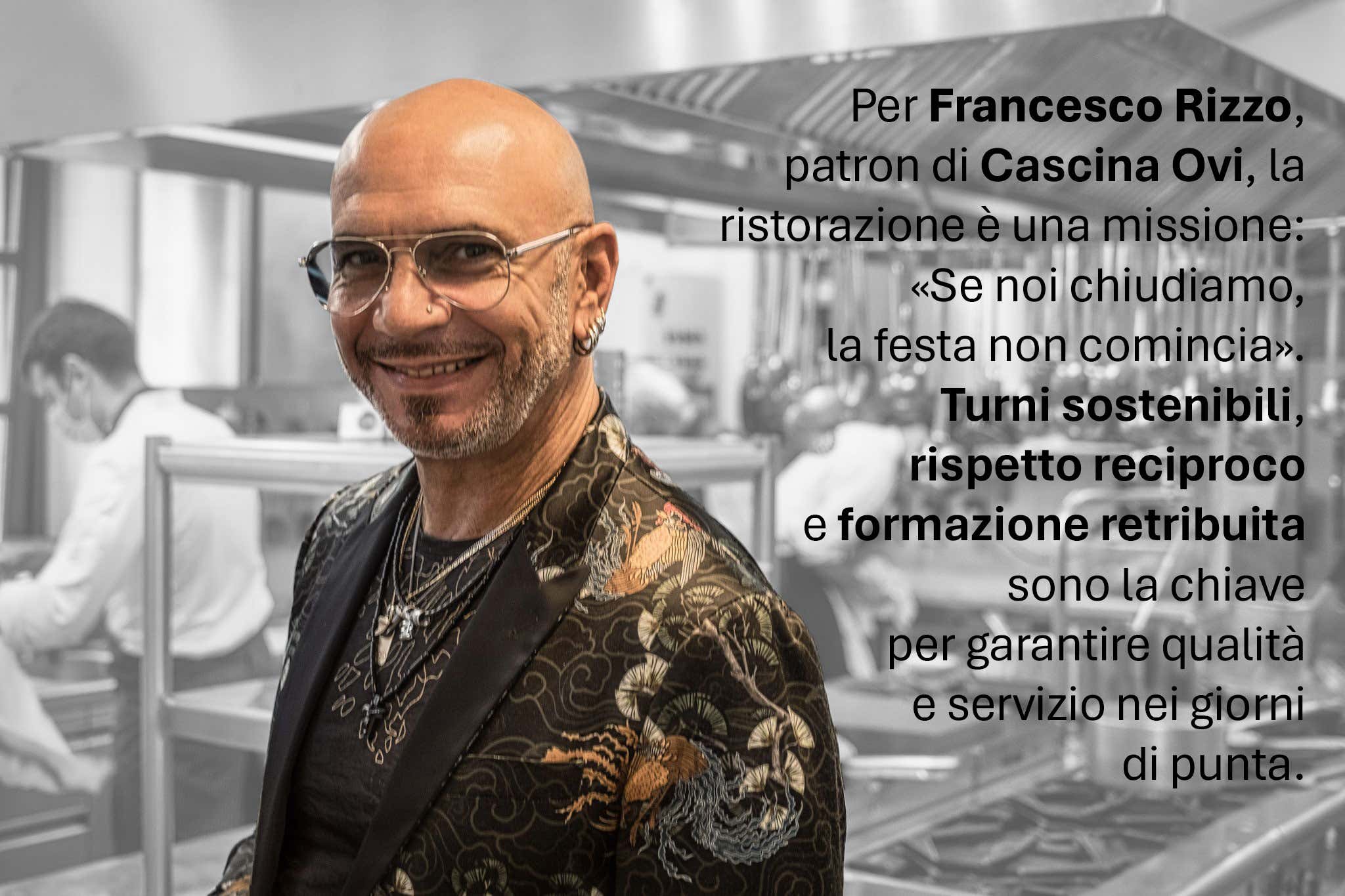 Weekend e ristoranti: «Siamo il centro della festa». Francesco Rizzo spiega perché chiudere non conviene 
