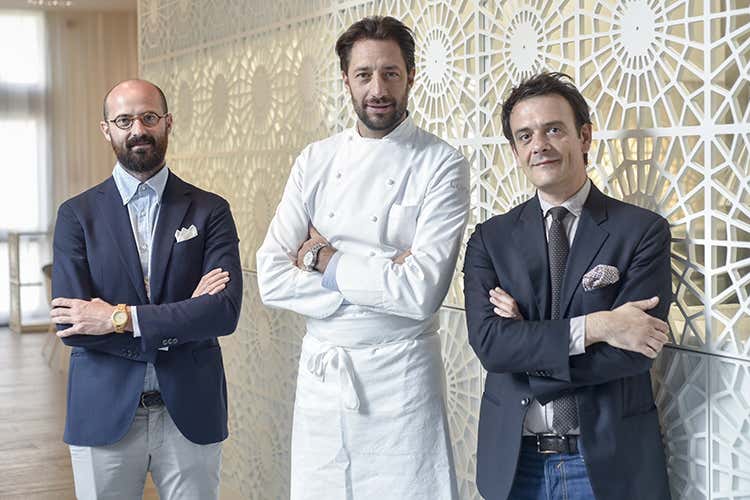 Eduard Bernhart, Luigi Taglienti, Pierluigi Gorgoni (I vini dell&rsquo;Alto Adige incantano alla tappa milanese del road show)