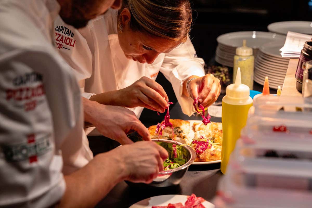 Roberta Esposito al pass - Brando, pizzeria-bistrot