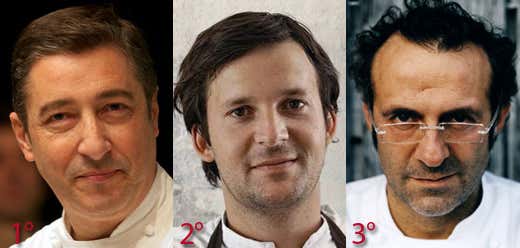 Joan Roca, René Redzepi, Massimo Bottura Joan Roca, René Redzepi, Massimo Bottura