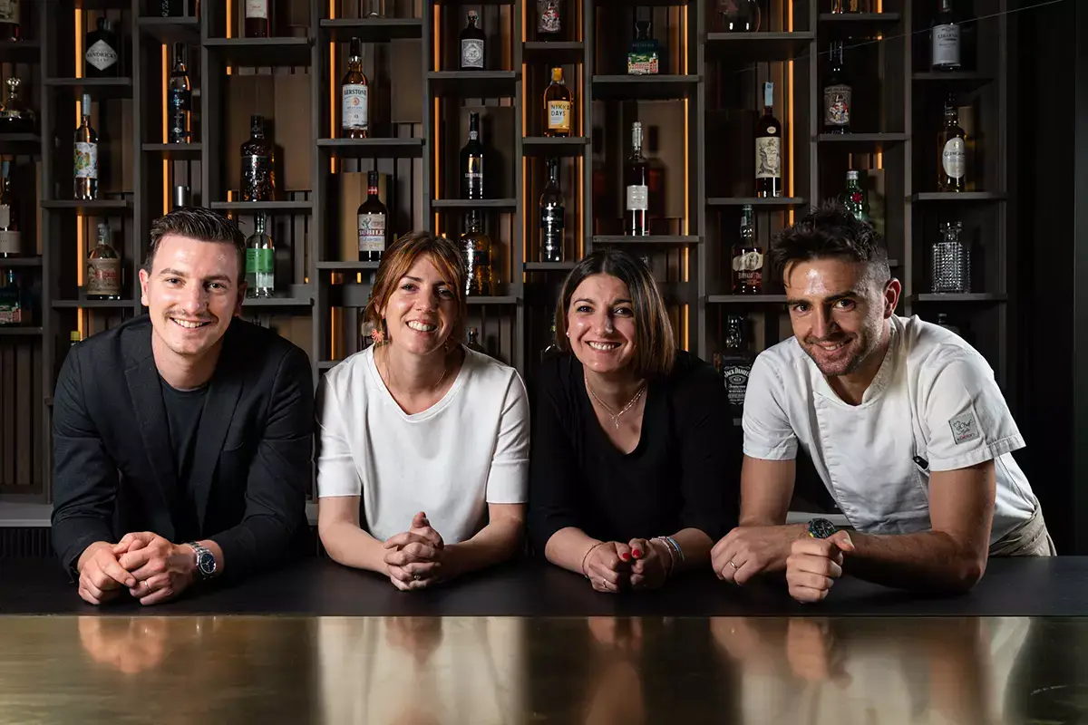 Liliana, Laura, Gianluca e Patrick Zanoni Brescia&hellip; by Rock. Quattro giovani e un ristorante di famiglia