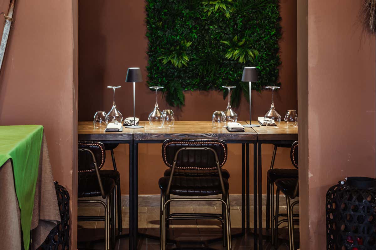 Un particolare dell'interno Ju-Manji: nuova vita per lo storico locale di Aldo Fabrizi