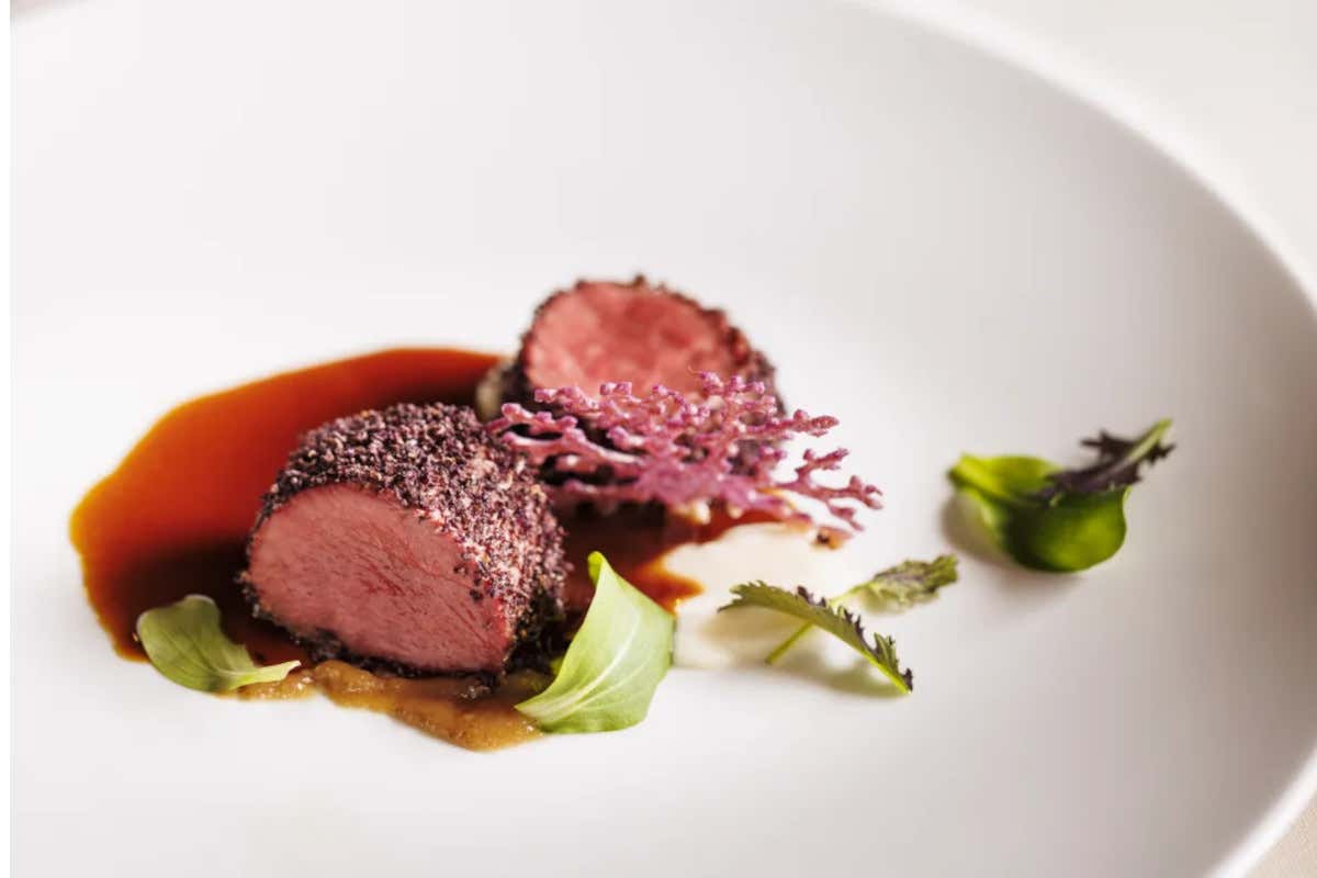 Ineo, foto piatto (foto sito) A Roma apre Ineo nuovo tempio gourmet Anantara Palazzo Naiadi