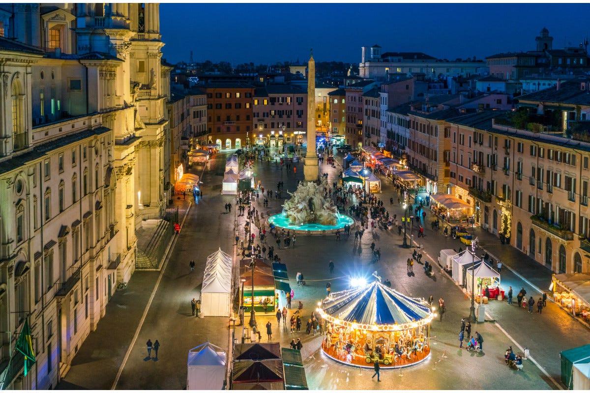 Natale in Piazza Navona Roma e dintorni: cosa e dove mangiare per le feste