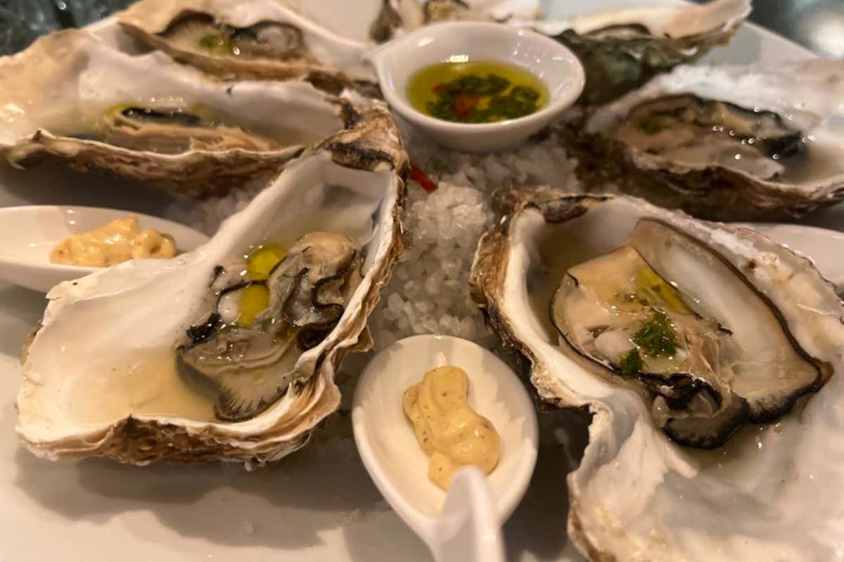 Bevi vino e mangia ostriche da Triodinamico a Roma